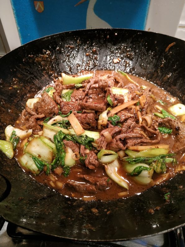 STIR-FRIED BEEF WITH BLACK BEAN & BOK CHOI : Ooh La Loire