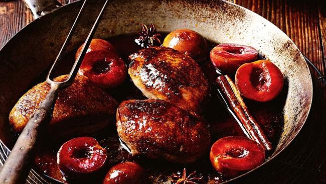 Roast Duck Legs With Plum Sauce Ooh La Loire 6449